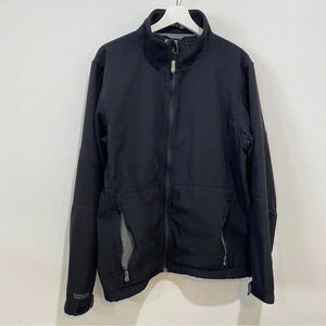 Men’s L Pepsi Performance Softshell Fleece Lined Black Jacket